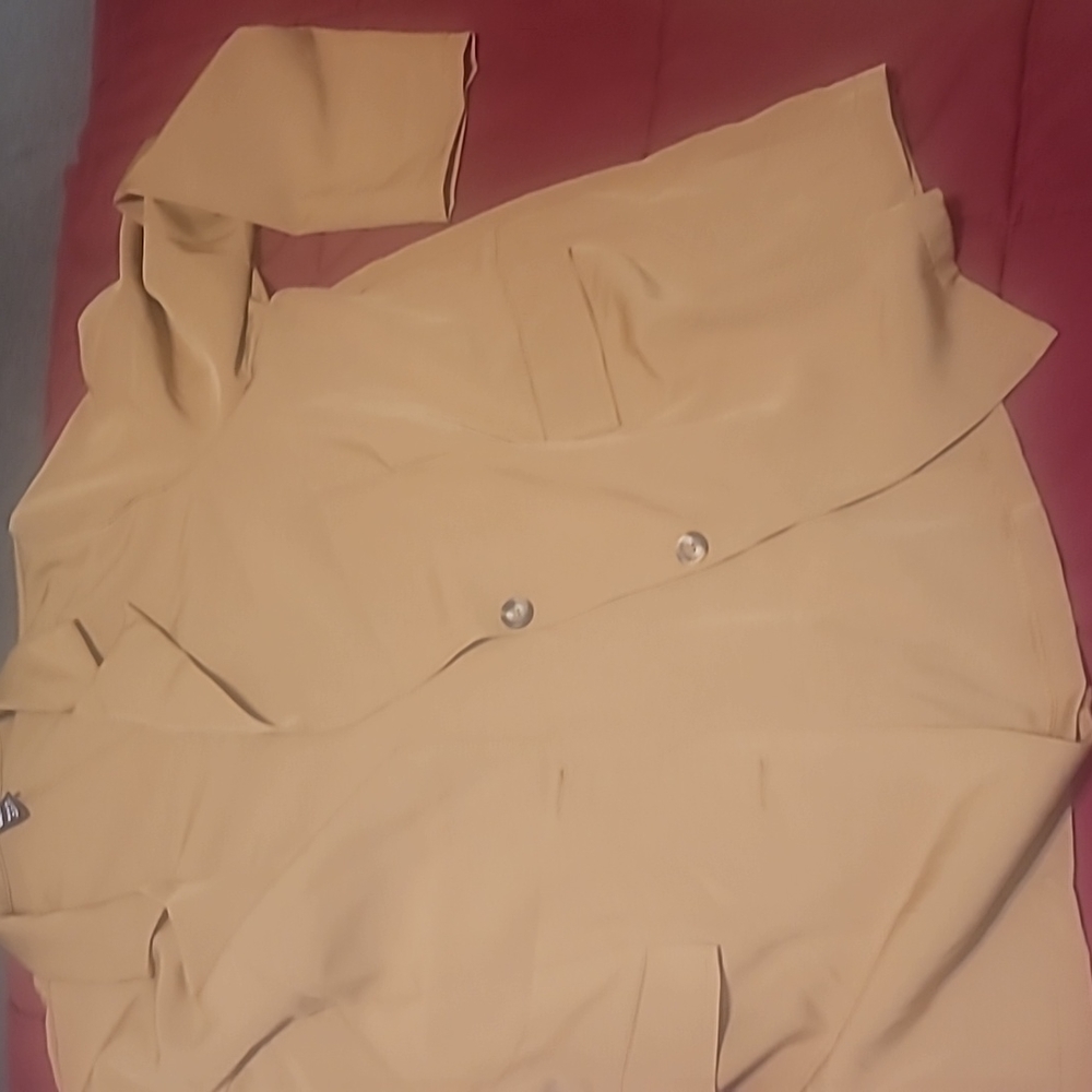 Tan blazer and pants set - Picture 2 of 3